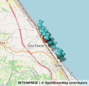 Mappa S.S.16 Km.433+170, 64029 Silvi TE, Italia (0.93765)