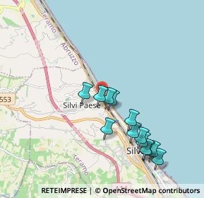 Mappa S.S.16 Km.433+170, 64029 Silvi TE, Italia (1.96077)