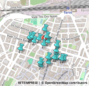 Mappa Via Antonio Pacinotti, 05100 Terni TR, Italia (0.1895)