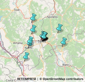 Mappa Via Antonio Pacinotti, 05100 Terni TR, Italia (6.844)