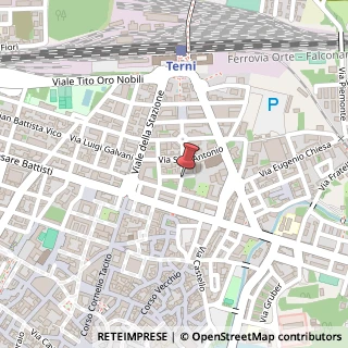 Mappa Via Aulo Pompeo, 6, 05100 Terni, Terni (Umbria)