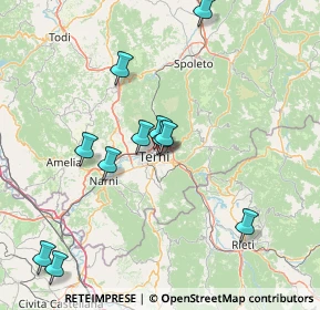 Mappa Via V. Mauri, 05100 Terni TR, Italia (15.8)