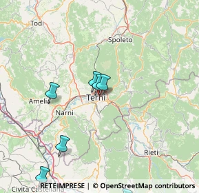 Mappa Via V. Mauri, 05100 Terni TR, Italia (29.725)