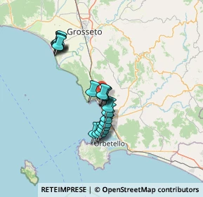 Mappa Via Ilario Porta, 58015 Orbetello GR, Italia (12.144)