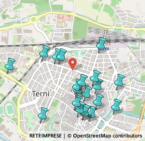 Mappa Via P. Gori, 05100 Terni TR, Italia (0.5515)