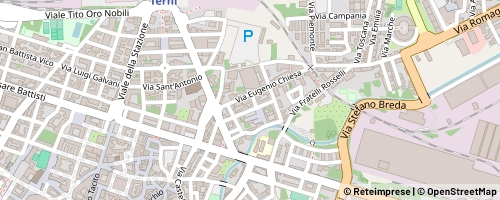 Mappa Terni