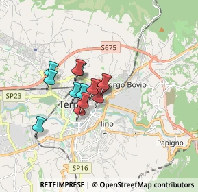 Mappa Via Andrea Costa, 05100 Terni TR, Italia (1.27417)
