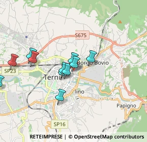 Mappa Via Andrea Costa, 05100 Terni TR, Italia (1.67545)
