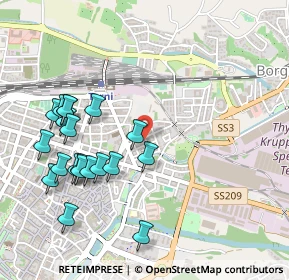 Mappa Via Andrea Costa, 05100 Terni TR, Italia (0.5735)