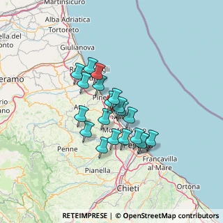 Mappa Via San Francesco, 64028 Silvi TE, Italia (10.54)