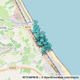 Mappa Via Taranto, 64028 Silvi TE, Italia (0.20909)