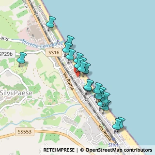 Mappa Via Taranto, 64028 Silvi TE, Italia (0.434)