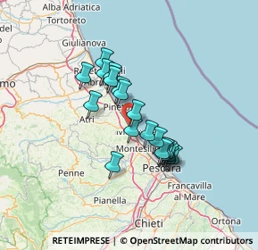 Mappa Via Taranto, 64028 Silvi TE, Italia (10.889)