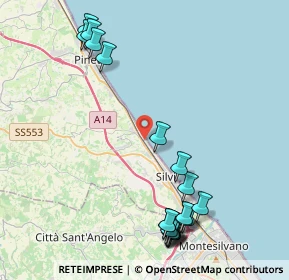 Mappa Via Taranto, 64028 Silvi TE, Italia (5.392)