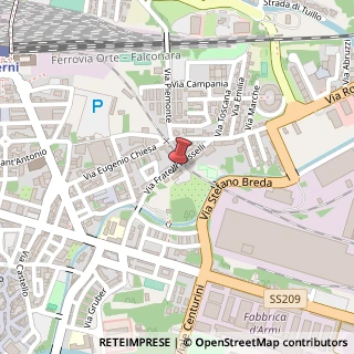Mappa Via Fratelli Rosselli, 15, 05100 Terni, Terni (Umbria)