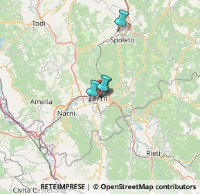 Mappa Via Luigi Galvani, 05100 Terni TR, Italia (42.28)