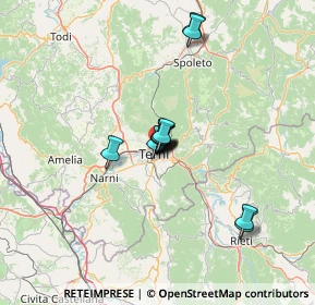 Mappa Via Luigi Galvani, 05100 Terni TR, Italia (9.21083)