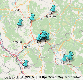 Mappa Via Luigi Galvani, 05100 Terni TR, Italia (11.79333)