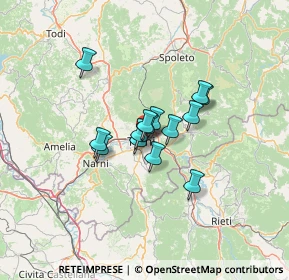 Mappa Via Luigi Galvani, 05100 Terni TR, Italia (8.53214)