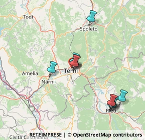 Mappa Via Luigi Galvani, 05100 Terni TR, Italia (18.51909)