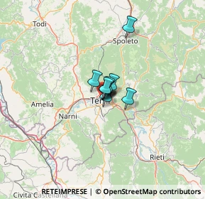 Mappa Via Luigi Galvani, 05100 Terni TR, Italia (17.71462)