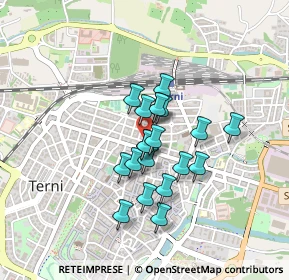 Mappa Via Luigi Galvani, 05100 Terni TR, Italia (0.3215)
