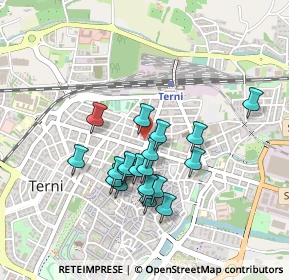 Mappa Via Luigi Galvani, 05100 Terni TR, Italia (0.4)