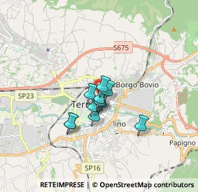 Mappa Via Luigi Galvani, 05100 Terni TR, Italia (1.05909)
