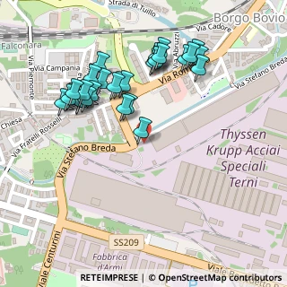 Mappa Via S. Breda, 05100 Terni TR, Italia (0.26552)