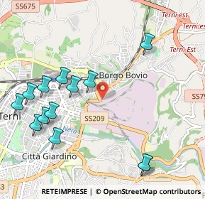 Mappa Via S. Breda, 05100 Terni TR, Italia (1.27077)