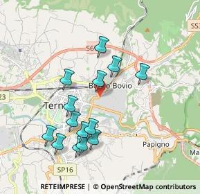 Mappa Via S. Breda, 05100 Terni TR, Italia (1.91071)