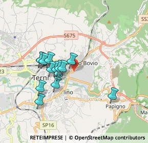 Mappa Via S. Breda, 05100 Terni TR, Italia (1.60929)