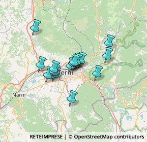 Mappa Via S. Breda, 05100 Terni TR, Italia (4.98)