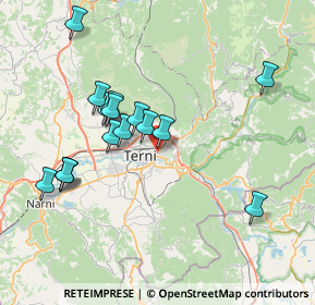 Mappa Via S. Breda, 05100 Terni TR, Italia (7.78313)