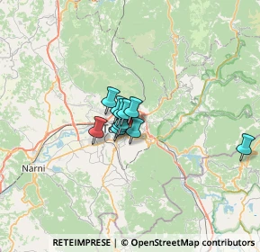 Mappa Via S. Breda, 05100 Terni TR, Italia (3.42364)