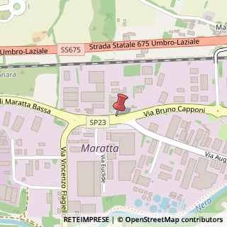 Mappa Via Bruno Capponi, 68, 05100 Terni, Terni (Umbria)