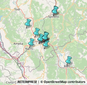 Mappa Via Roma, 05100 Terni TR, Italia (9.6275)