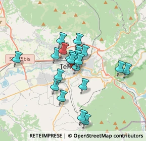 Mappa Via Cristoforo Colombo, 05100 Terni TR, Italia (2.8925)