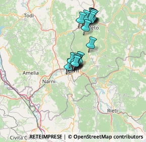 Mappa Via Cristoforo Colombo, 05100 Terni TR, Italia (12.4375)