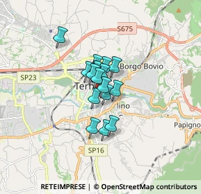 Mappa Via Cristoforo Colombo, 05100 Terni TR, Italia (0.92471)