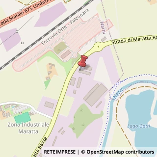 Mappa Strada di Maratta Bassa, 74, 05035 Narni, Terni (Umbria)