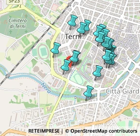 Mappa Strada Valle Verde, 05100 Terni TR, Italia (0.4515)