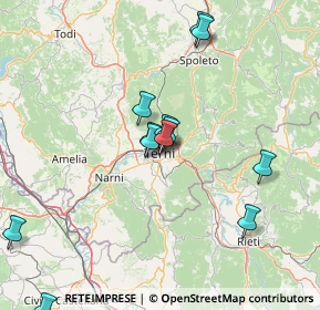 Mappa Strada Valle Verde, 05100 Terni TR, Italia (17.10077)