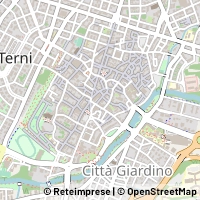 Kaart Terni