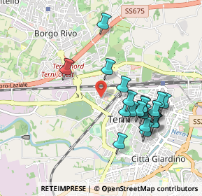 Mappa Via Raffaello Lambruschini, 05100 Terni TR, Italia (0.957)