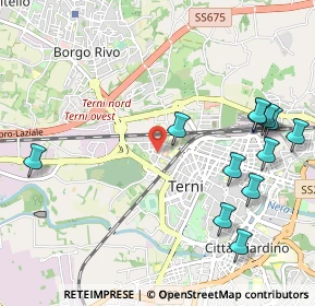 Mappa Via Raffaello Lambruschini, 05100 Terni TR, Italia (1.31333)