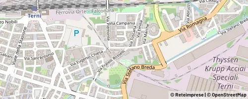 Mappa Terni