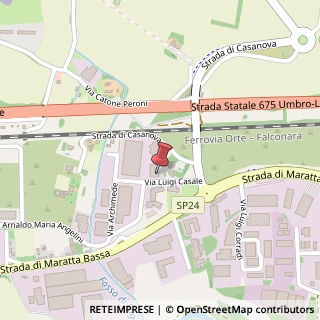 Mappa Via Luigi Casale, 4, 05100 Terni, Terni (Umbria)