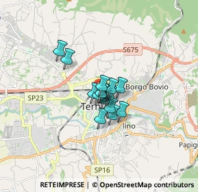 Mappa Via Gian Domenico Romagnosi, 05100 Terni TR, Italia (0.86133)