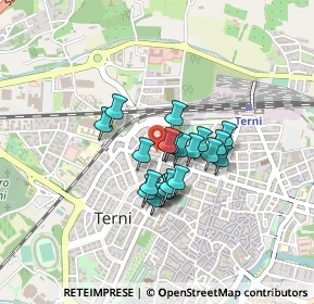 Mappa Via Gian Domenico Romagnosi, 05100 Terni TR, Italia (0.295)